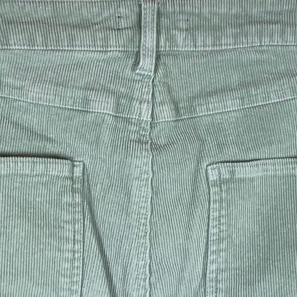 Forever 21‎ Women’s L Sage Green Corduroy Straight Leg Pants Boho Festival Artsy - Picture 8 of 16
